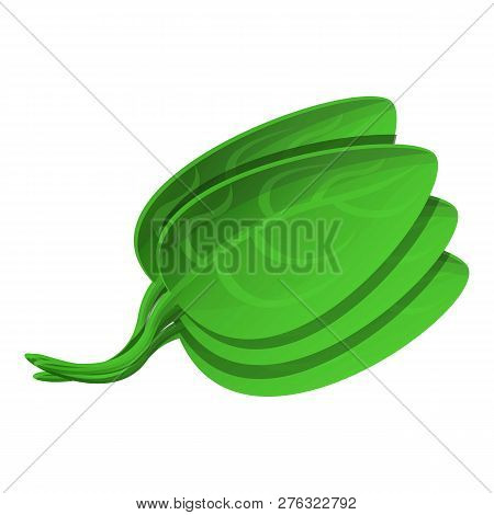Spinach Icon. Cartoon Of Spinach Icon For Web Design Isolated On White Background