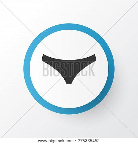 Knickers Icon Symbol. Premium Quality Isolated Panties Element In Trendy Style.
