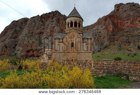 Noravank Monastery Near Areni Village. Armenian Monastery From The 13th Century