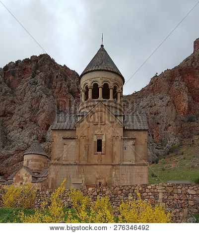 Noravank Monastery Near Areni Village. Armenian Monastery From The 13th Century