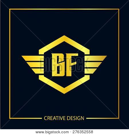 Initial Letter Bf Logo Template Vector Design