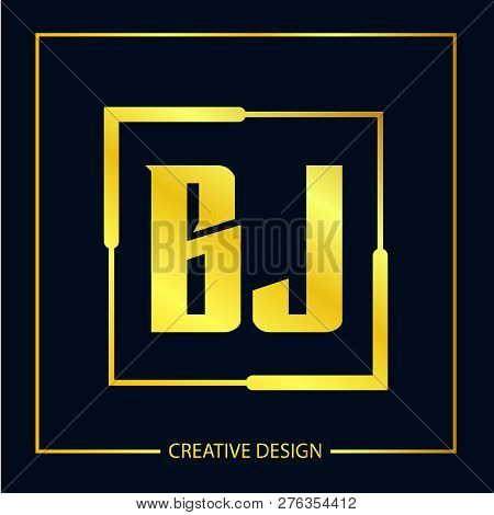 Initial Letter Bj Logo Template Vector Design