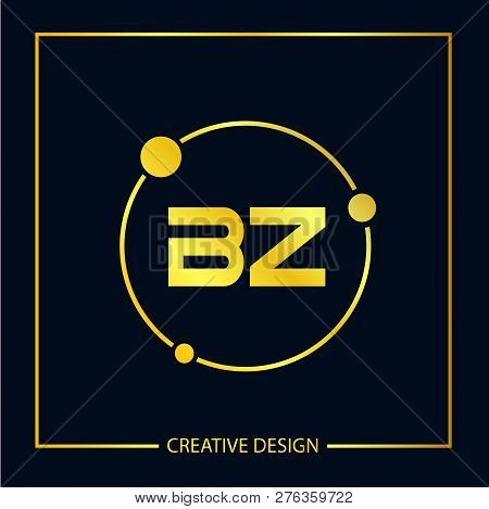 Initial Letter Bz Logo Template Vector Design