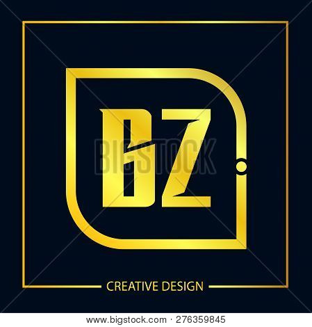Initial Letter Bz Logo Template Vector Design