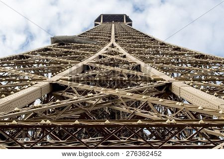 Eiffel Tower In Paris From Perspective (paris, France).