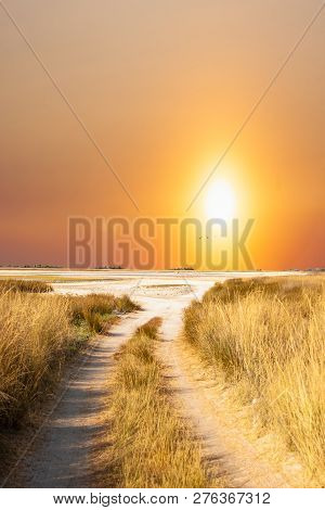 Sunset View On Kinburn, Compilation Of Two Photos In One.