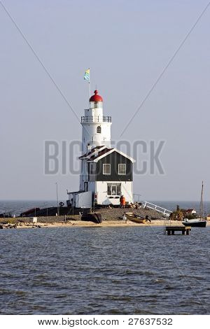 Latarnia morska z Marken w Holandii