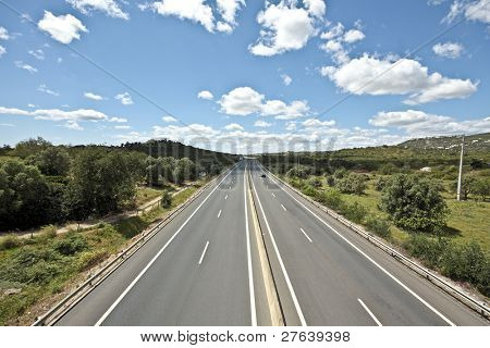 Dálnice A22 v Algarve Portugalsko