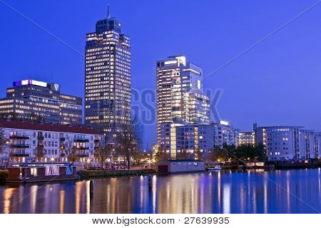 Hollanda Amsterdam manzarası