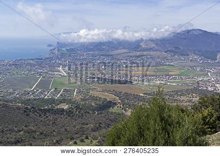 View From The Slope Of Mount Ai-george (the Western Extremity Of The Tokluk-syrt Range) To The Sudak
