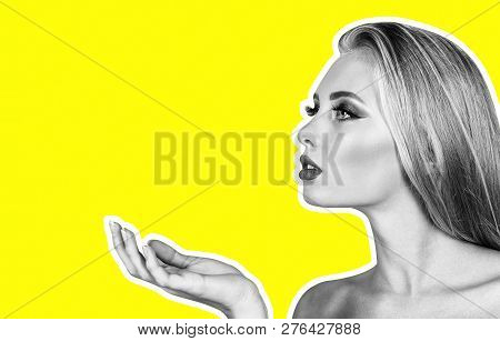 Spa, Beauty, Makeup, Cosmetics, Face Lifting, Haircare And Skincare Concept - Sexy Woman With Perfec
