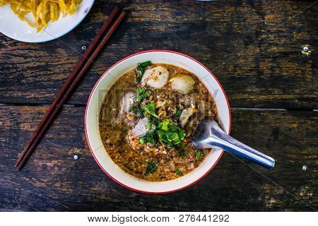 Noodle Boat Boat Culture Noodles Style Street,styleta,blet, Thailand