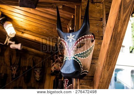 Su Boe, Traditional Mask From Ottana, Sardinia, Italy
