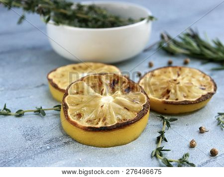 Flavorfull Preserved Lemons And Herbs For Gourmet Cooking