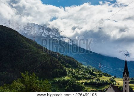 Summer Alps Mountain Landscape (silvretta Alps, Austria).