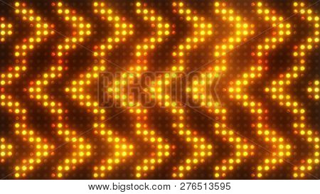 Colorful Flashing Lights With Smoke Bulb Spotlight Flood Lights Arrow Vj Led Wall Stage Led Display 