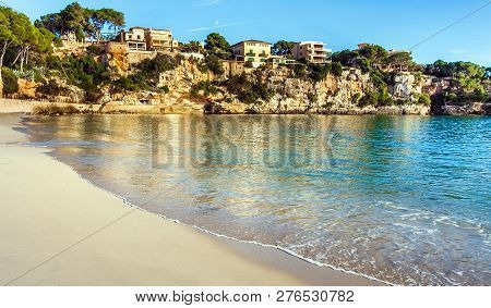 On The Beach Of Porto Cristo Mallorca Spain