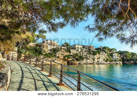On The Beach Of Porto Cristo Mallorca Spain