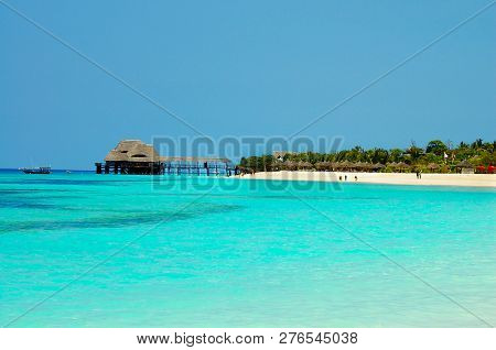 Turquoise Beach In Zanzibar Island - Tanzania