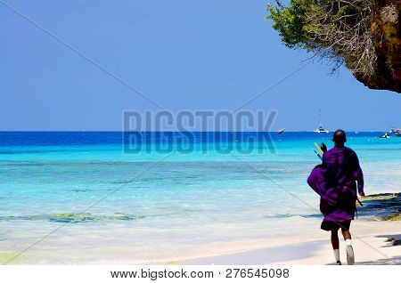 Turquoise Beach In Zanzibar Island - Tanzania