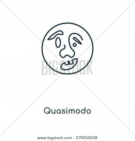 Quasimodo Icon In Trendy Design Style. Quasimodo Icon Isolated On White Background. Quasimodo Vector