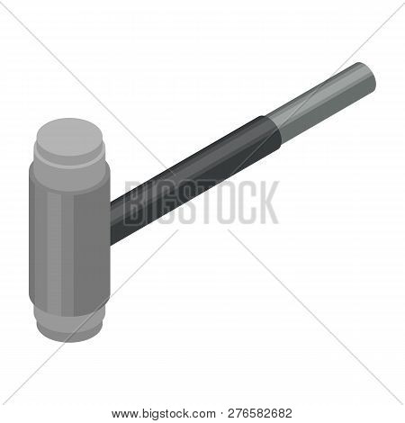 Contruction Hammer Icon. Isometric Of Contruction Hammer Icon For Web Design Isolated On White Backg