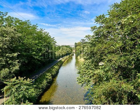 Park Full Of Greenery In The Suburbs Of Milan, Cernusco Sul Naviglio