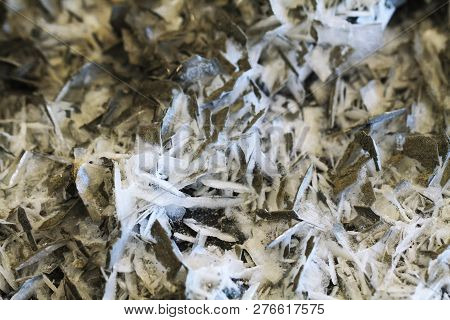 Baryte Mineral Texture As Nice Natural Backrgound