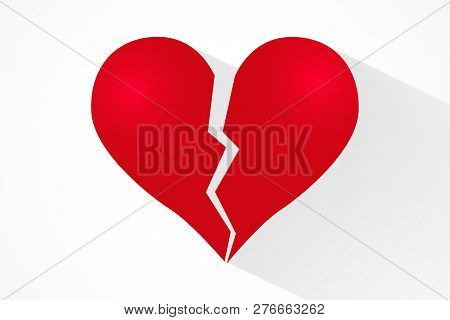 Broken Heart Background, Vector, Illustration, Eps File
