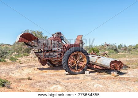 Rooibos Heritage Route, South Africa, August 28, 2018: An Historic Harvester On The Rooibos Heritage