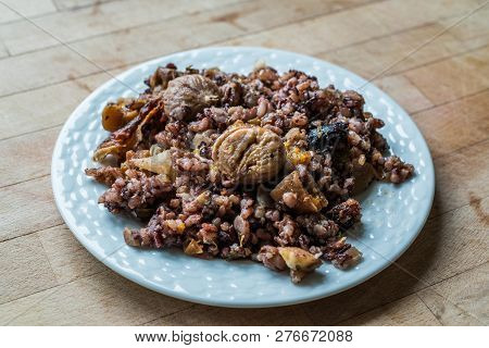Chestnut Rice With Dried Fruits / Ic Pilav Or Pilaf