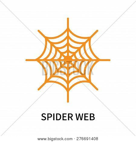 Spider Web Icon Isolated On White Background. Spider Web Icon Simple Sign. Spider Web Icon Trendy An