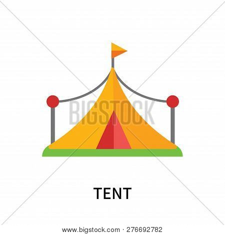 Tent Icon Isolated On White Background. Tent Icon Simple Sign. Tent Icon Trendy And Modern Symbol Fo