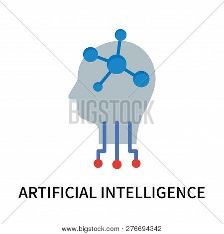 Artificial Intelligence Icon Isolated On White Background. Artificial Intelligence Icon Simple Sign.
