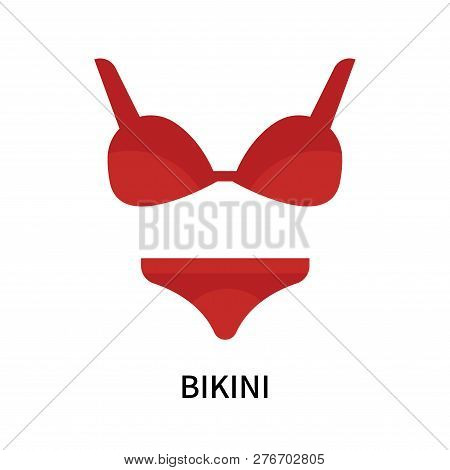 Bikini Icon Isolated On White Background. Bikini Icon Simple Sign. Bikini Icon Trendy And Modern Sym