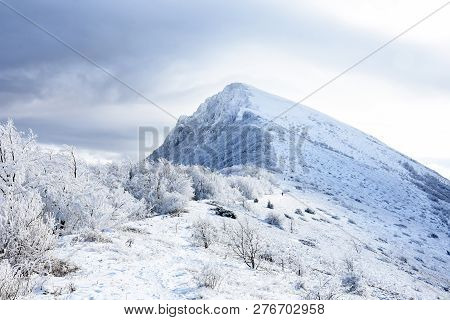 European Beautiful Winter Mountains. Winter On Dry Mountain, Trem, Serbia