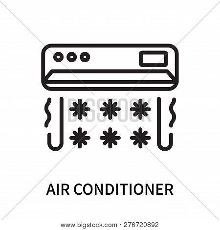 Air Conditioner Icon Isolated On White Background. Air Conditioner Icon Simple Sign. Air Conditioner