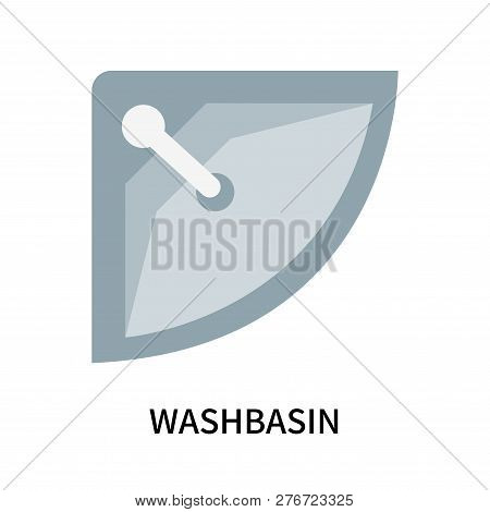 Washbasin Icon Isolated On White Background. Washbasin Icon Simple Sign. Washbasin Icon Trendy And M