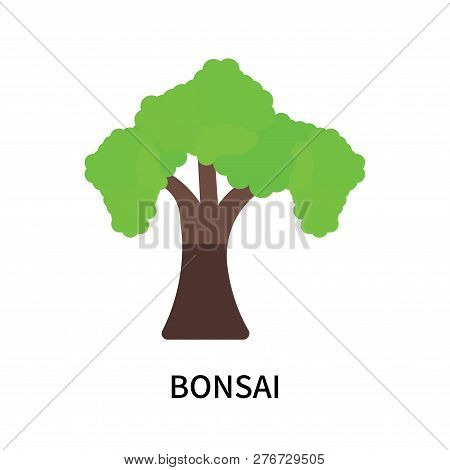 Bonsai Icon Isolated On White Background. Bonsai Icon Simple Sign. Bonsai Icon Trendy And Modern Sym