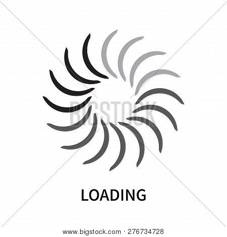 Loading Icon Isolated On White Background. Loading Icon Simple Sign. Loading Icon Trendy And Modern 