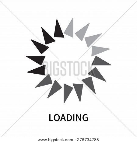 Loading Icon Isolated On White Background. Loading Icon Simple Sign. Loading Icon Trendy And Modern 