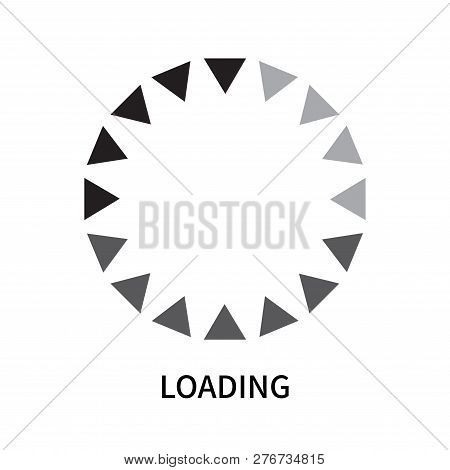 Loading Icon Isolated On White Background. Loading Icon Simple Sign. Loading Icon Trendy And Modern 