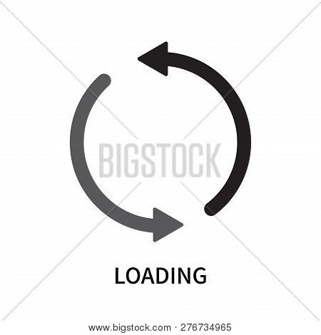 Loading Icon Isolated On White Background. Loading Icon Simple Sign. Loading Icon Trendy And Modern 