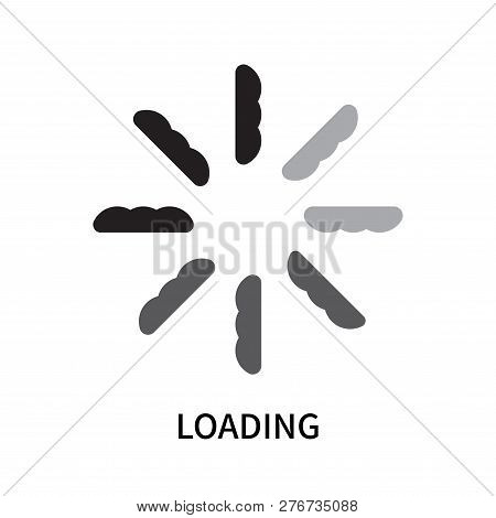 Loading Icon Isolated On White Background. Loading Icon Simple Sign. Loading Icon Trendy And Modern 