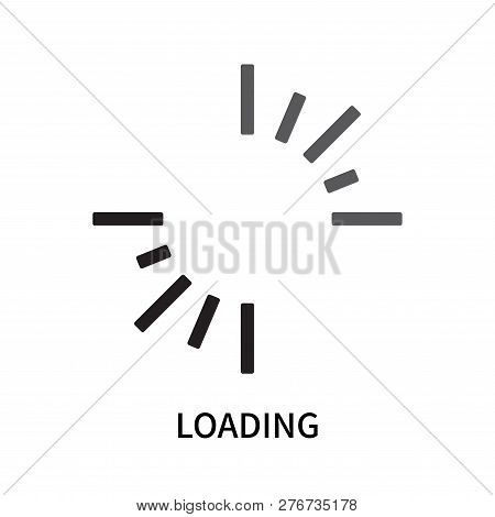 Loading Icon Isolated On White Background. Loading Icon Simple Sign. Loading Icon Trendy And Modern 