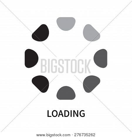 Loading Icon Isolated On White Background. Loading Icon Simple Sign. Loading Icon Trendy And Modern 