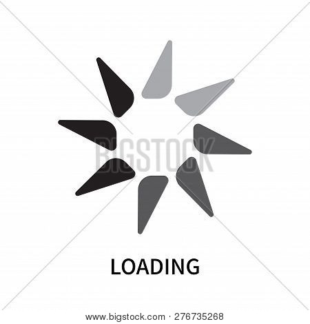 Loading Icon Isolated On White Background. Loading Icon Simple Sign. Loading Icon Trendy And Modern 