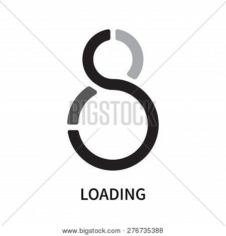Loading Icon Isolated On White Background. Loading Icon Simple Sign. Loading Icon Trendy And Modern 