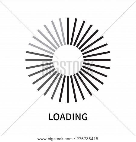 Loading Icon Isolated On White Background. Loading Icon Simple Sign. Loading Icon Trendy And Modern 