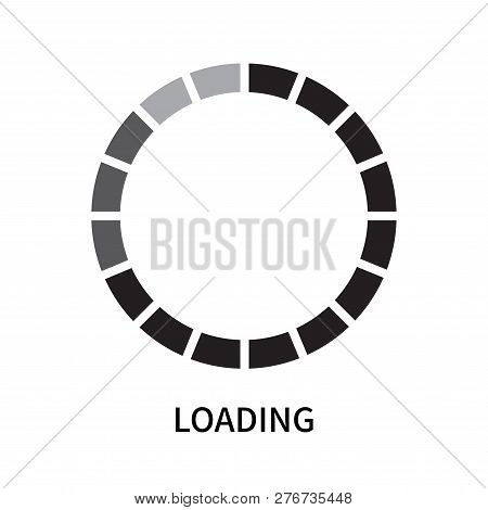 Loading Icon Isolated On White Background. Loading Icon Simple Sign. Loading Icon Trendy And Modern 